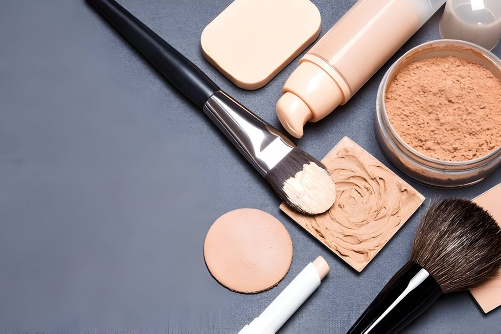 Best foundation guide showcasing various foundation types for natural makeup